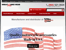 Tablet Screenshot of greatbikegear.com